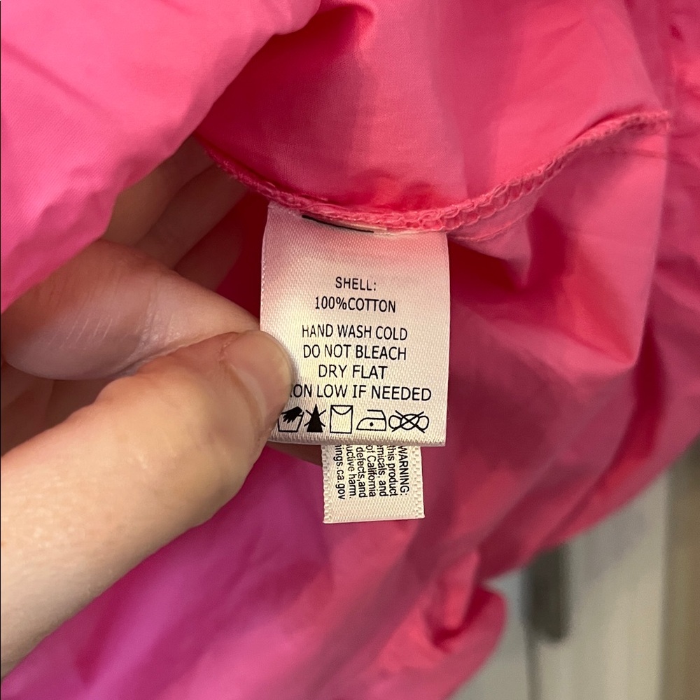 Peach Love California Bubble Hem Hot Pink Ruffle Tie-Front Mini Dress - Picture 9 of 12
